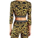 Versace  Jeans Couture Leggings 10" Shorts + Knit Printed Cropped Set, XS/US0 Photo 4