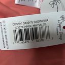 Daisy NWT Dippin 's High Waisted Knot Cheeky Bikini Bottom Pink Coral XS Photo 1