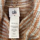 CAbi  Striped Ombré Turtleneck Tunic Length Inside Out Sweater EUC Sz M Cotton Photo 34