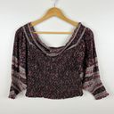 Veronica Beard NWT  Rosalinda Top in‎ Dark Plum Multi Photo 1