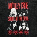 Motley Crue Shout At The Devil Heavy Metal Band Mineral Wash Tee XL Photo 1