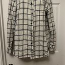 AG Adriano Goldschmied Adriano Goldschmied Grey & White Flannel Style Shirt Photo 5