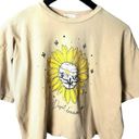 urban nation  Desert Dream T Shirt Womens Yellow Plus Size 2X Sunflower Cactus Photo 1