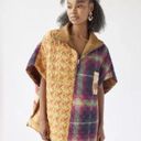 Urban Outfitters  Women's Nylon Quilted Patchwork Poncho One Size EUC Photo 1