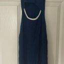 Navy Cutout Dress Blue Photo 2