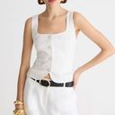 J.Crew  | Scoopneck linen-blend vest Photo 0