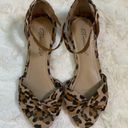 Breckelle’s  Womens Size 5.5 Leopard Print Twist Ankle Strap Sandal Wedge Flats Photo 0