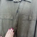 Good American  Army Green Utility Good Cinched Waist Jumpsuit Size Large Photo 11