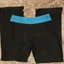 Nike  Black & Blue Straight Leg Woman’s Pants Large Photo 6