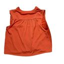 BCBGMAXAZRIA  Wrap Top Blouse Sleeveless Orange Sz S Photo 1