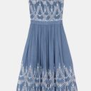 Kendall + Kylie  Halter-Neck Eyelet Dress Tempest Size Medium Crochet Embroidered Photo 5