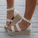 Nude Espadrille Platform Sandals Tan Size 7.5 Photo 1