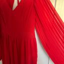 Jessica Simpson Long Sleeve Red Dress Photo 2