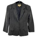 Elizabeth and James Elizabeth James Wool Blend Blazer Fitted 2 Button Single Breasted Womens Size 2 Photo 0