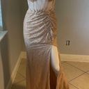 Cinderella Divine Women’s formal sparkly dress size 4
Brand is 
Rose gold color Photo 0