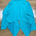 Torrid * Long Sleeve Open Waterfall Top Jacket Womens 2 2X 18-20 Bright Green Photo 3