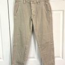 prAna Prebble Gray Tan Janessa Organic Essential Crop Fit Outdoor Pants Size 4 Photo 2