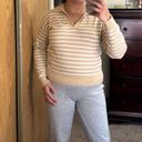 Tahari Long Sleeve Striped Sweater Photo 1