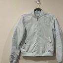 VERO MODA  Denim Light Blue Bomber Jacket Mandarin Collar Women's size Small Photo 0