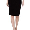 White House | Black Market  Black Velvet Pencil Skirt, 8P, NWOT! Photo 2