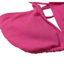 OP  Halter Hot Pink Triangle Bikini Bathing Suit Top Size S-M Photo 7