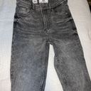 Bershka High Waisted Slim Gray Jeans Photo 0