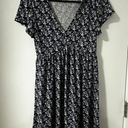 Aeropostale Dress - Navy blue With Flowers Photo 0