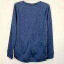 Under Armour Notre Dame Blue Stripe Sweatshirt Crewneck Pullover Fleece Ladies Sz Med New Photo 7