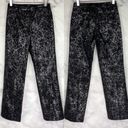 BCBGMAXAZRIA Vintage  Wool Tinsel Straight Leg Trouser Pants Black Glam 90s 2 Photo 5