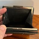 Coach A very sweet Rare Black leather Vintage  Kisslock Clutch Wallet Photo 8