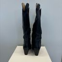 Frye  Western Tall Pull On Black Riding Boots Size 8.5 Photo 8