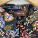 CROSBY. Button Down Shirt Medium Paisley Floral Fall Business Office Work Sheer Photo 2