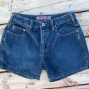 Silver Jeans SILVER Dark Wash Y2K Denim Shorts Size 29 Photo 0