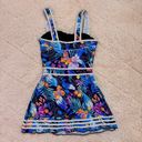 Shore Shapes Swimwear | tropical floral swim dress Blue Photo 1