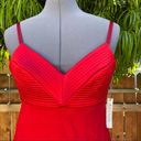 Kay Unger  Petite Red Silk Dress size 8 Photo 6