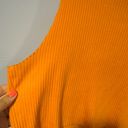 Aerie Ribbed bright orange  tank top Photo 2