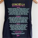 Line Up Coachella 2019  Sunset Palm Tree Sleeveless Tank Top Women’s Size Large Photo 2