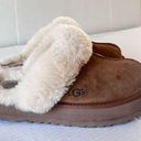 UGG  Women's Disquette Slip-On Platform Slippers Chestnut Color Size 9 Photo 7