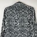 BCBGMAXAZRIA  Snake Skin Print Button Down Tunic Top Sz XS Oversized Boho Chic Photo 5