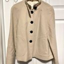 Banana Republic  Beige Wool Women’s Pea Coat Size Medium Top Tailored Buttons Photo 1