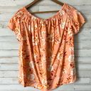 Harvé Benard NWT Harve Benard Peasant Floral Top Large Photo 2