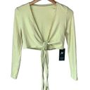 Halara  Crossover Tie Back Long Sleeve Crop Photo 0