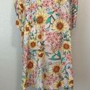 Maurice's  Floral Cinched Sleeves Open Front Kimono Photo 9