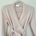 Anthropologie Ett:twa Harriet V-Neck Long Sleeve Wrap Sweater Light Pink Photo 3