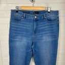 Talbots NWOT  Classic Denim Wash Straight Leg Cropped Jeans Size 14 Photo 5