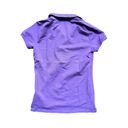 Polo  Bear Embroidered Bear Purple Casual Button Top Size Medium Photo 1