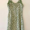 Princess Polly Tasmin Ruffle Tie Mini Dress in Green Floral Size 6 Photo 2