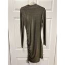 n:philanthropy  Demetra Mini Dress Metallic Gold Black Sparkle Size Large Ladies Photo 11