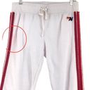 Aviator Nation  Womens Size S Joggers Sweat Pants Stretch White TINY FLAW Photo 1