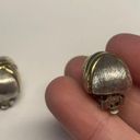 Oscar de la Renta Vintage Two Tone Signed  Clip On Earrings Photo 7